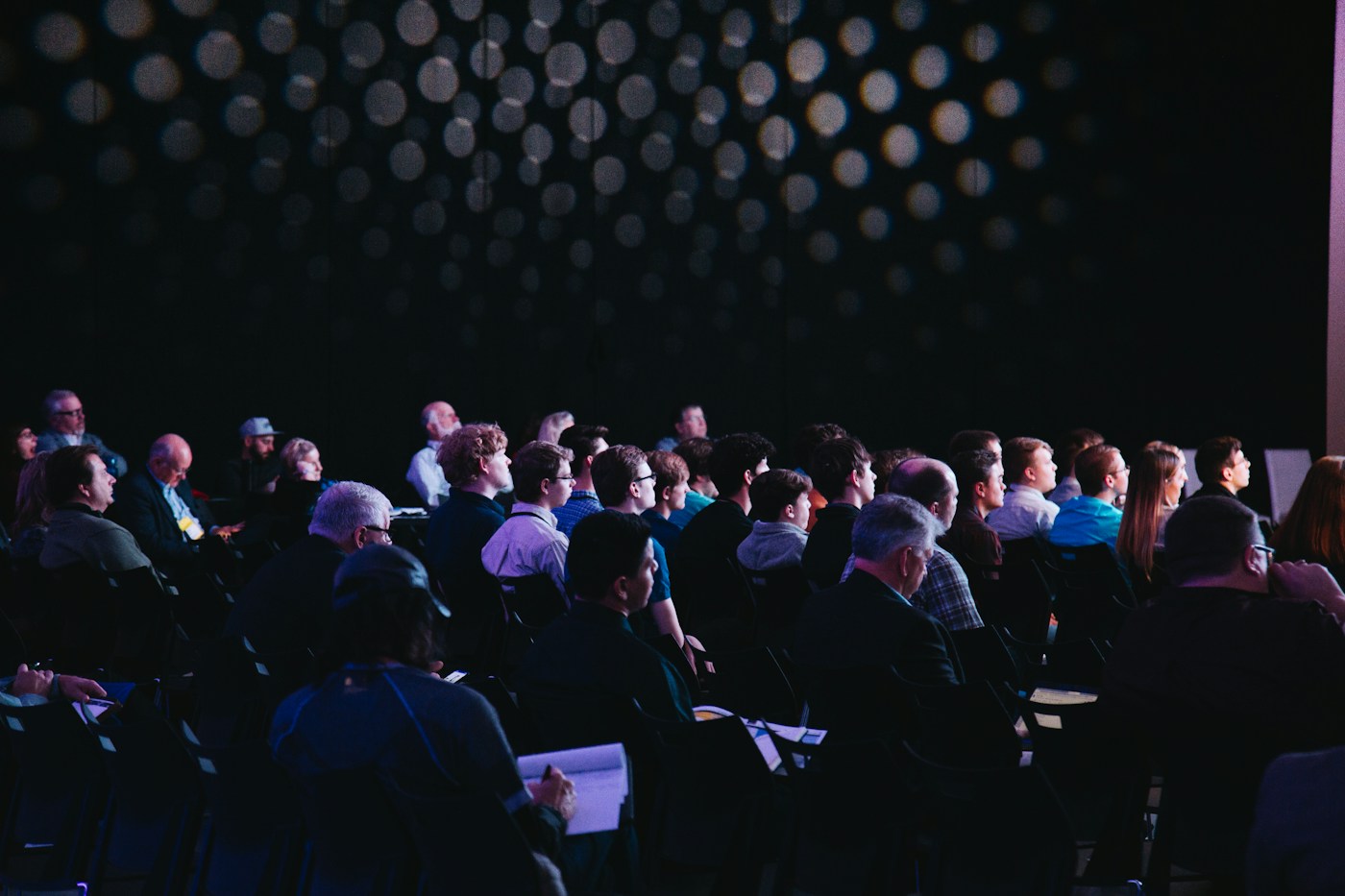 A conference room staged for a focused summit
